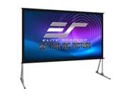 Elite Screens Yard Master 2 med ram, ben och vit CineWhite-duk